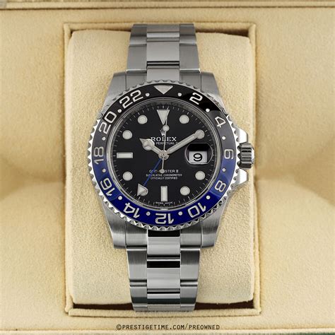 rolex gmt master batman usato|Buy Used Rolex GMT.